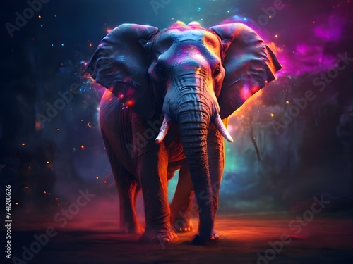 elephant in the night © Tahira
