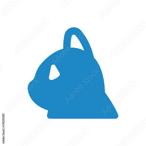cat head icon vector illustration