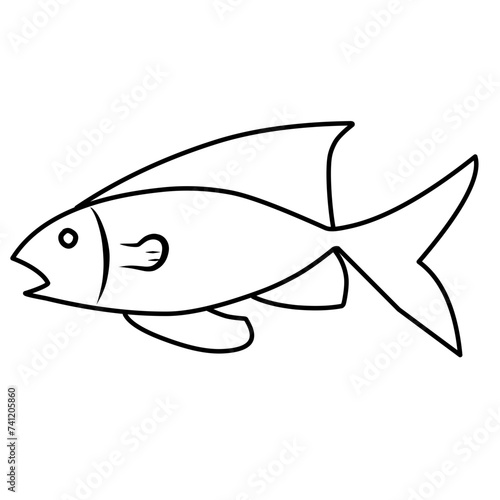 fish line icon