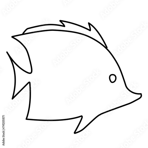 fish line icon