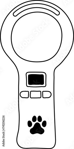 reader flat style illustration