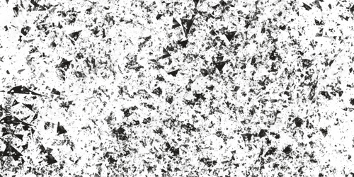 broken glass effect texture background vector .Smoot and luxury white and black background. Two tone Grunge texture black and white rough vintage distress background mineral texture  for design.  