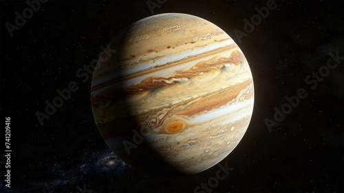 planet jupiter in outer space