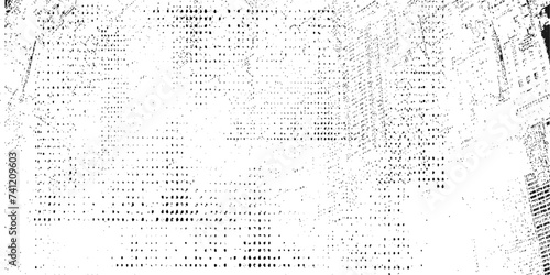 Halftones background. Distress Dirty Damaged Spotted Circles Overlay Dots Texture . Grunge Effect. Vector monochrome elements