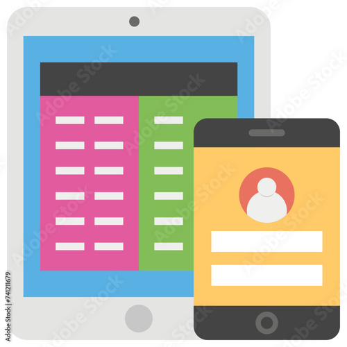 Education blog flat icon design 