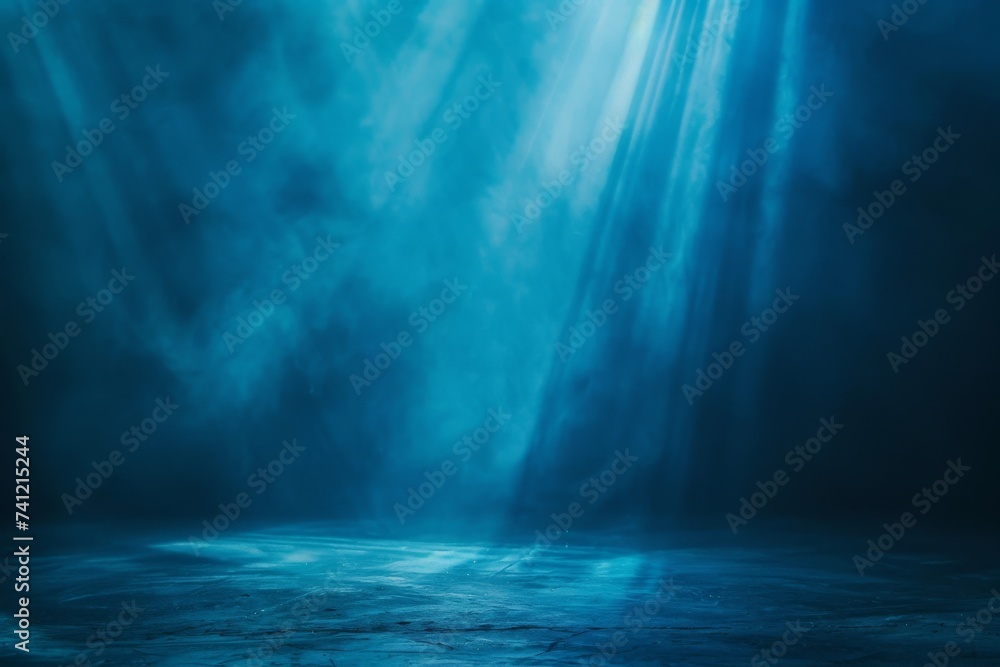 Rays Reflecting on Large Body of Water. Generative AI