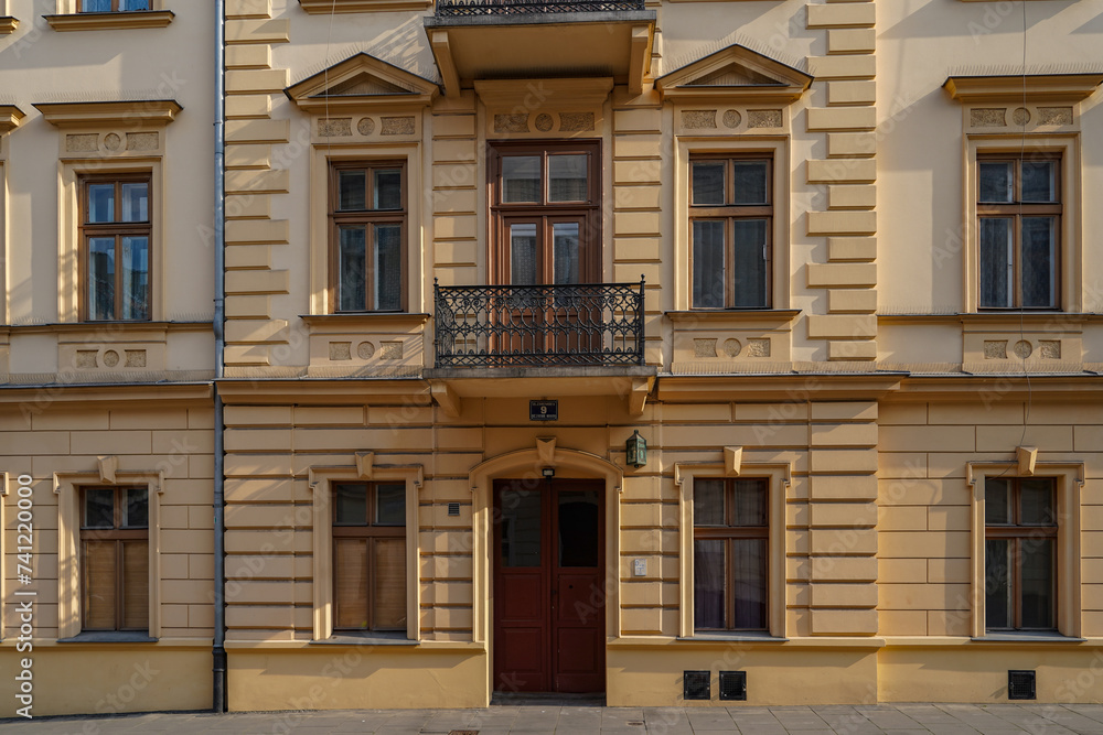 Fototapeta premium ancient building facade from Krakow