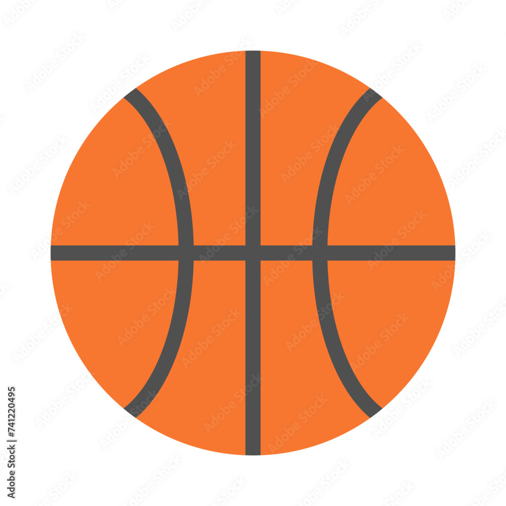 Basketball Vector Flat Icon Design Basketball Vector Flat Icon Design