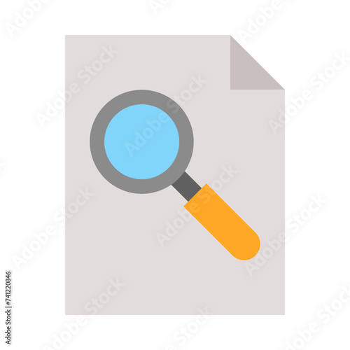 Case File Vector Flat Icon Design