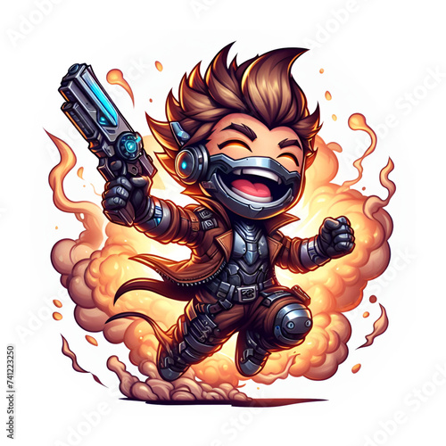 girl with gun