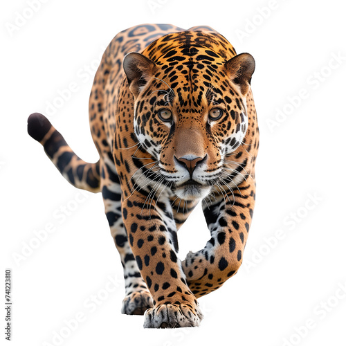 jaguar isolated on white transparent background