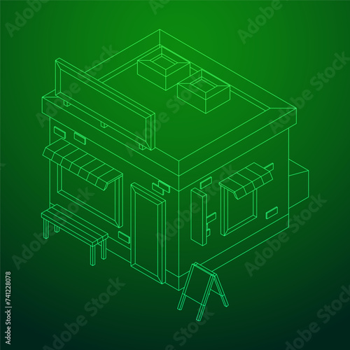 Shop market store. Small business concept.