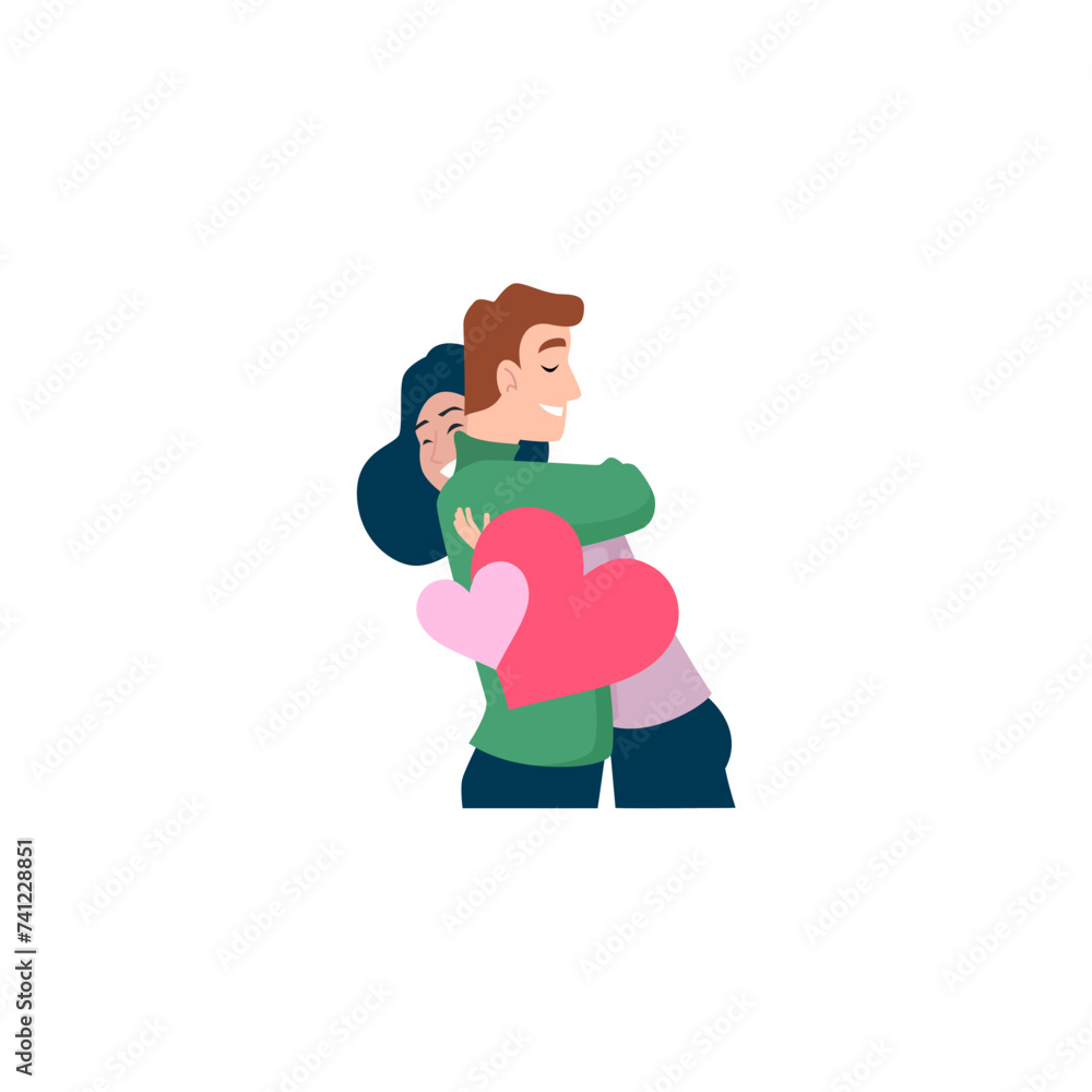 people couple on valentine's day love