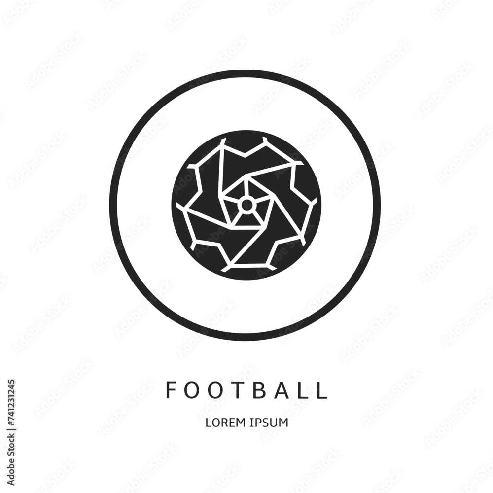 Logo vector design for business. Football logos. Logo vector design for business. Football logos.