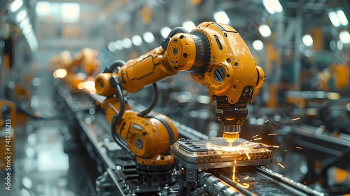 Robot in Smart Manufacturing Assembly Line