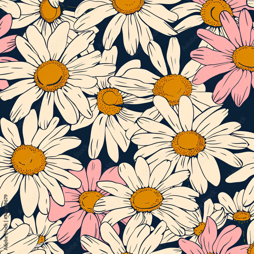 Daisy Flowers pattern
