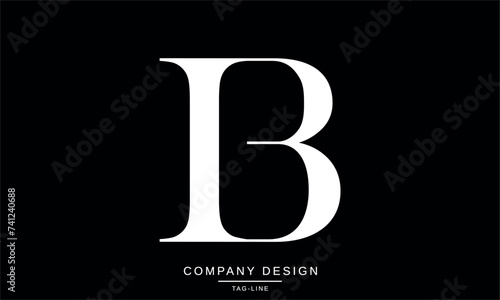 IB, BI Abstract Letters Logo Icon Monogram