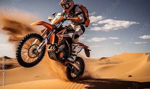Riding the Sands of Adventure: A Thrilling Dirt Bike Exploration in the Desert