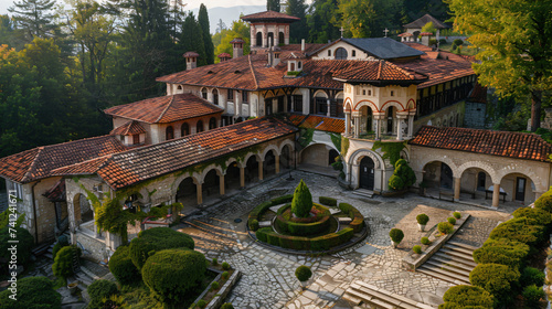 Medieval Sokolski Monastery Holy Mothers. photo