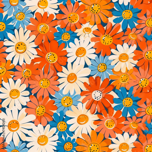 Daisy Flowers pattern
