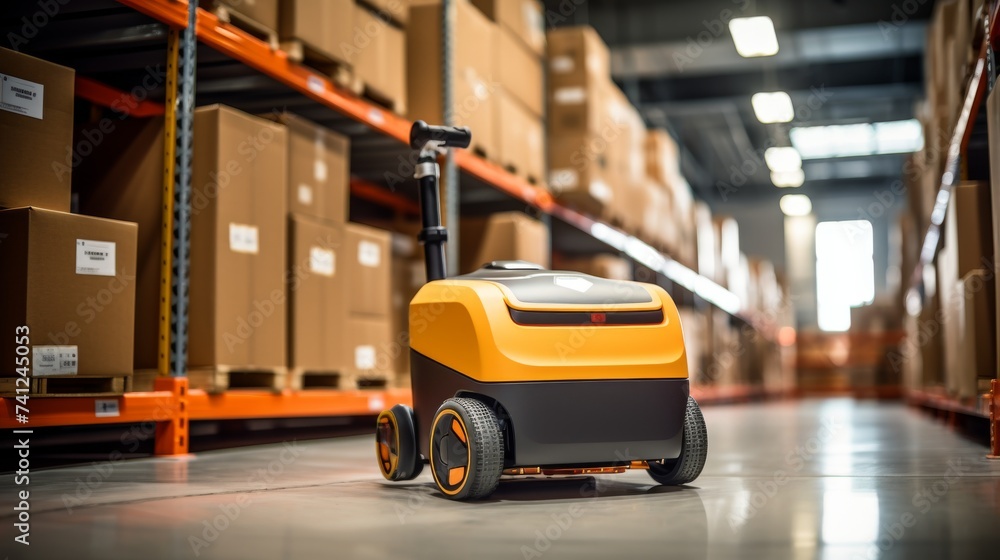 Smart robot delivery for innovative warehouse 
