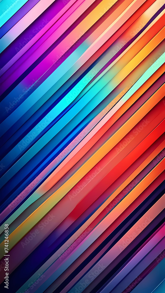 Abstract geometric background with diagonal stripes. Generative AI. Abstract geometric background with diagonal stripes. Generative AI.