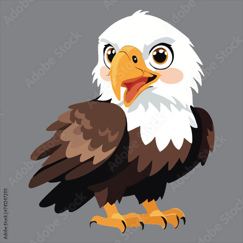 illustration of a cartoon eagle