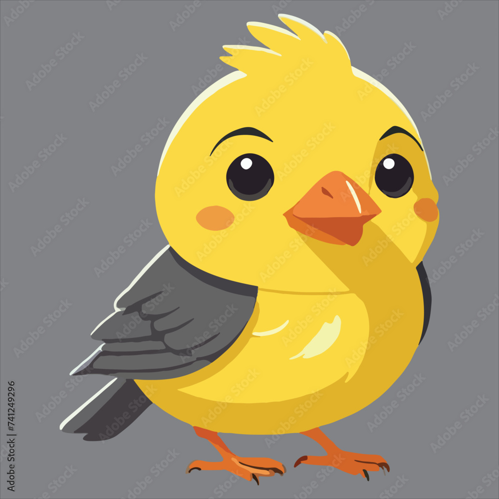 vector cute canary vector cute canary