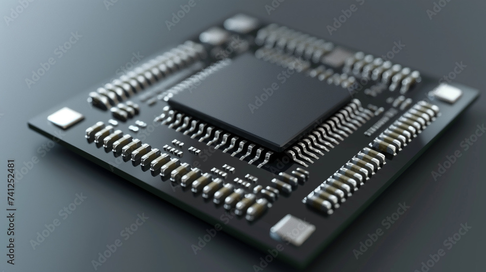 processor chip for AI data processing, cyber security management or secure connection concept, computer motherboard, Artificial intelligence research and growth, copy space for text processor chip for AI data processing, cyber security management or secure connection concept, computer motherboard, Artificial intelligence research and growth, copy space for text