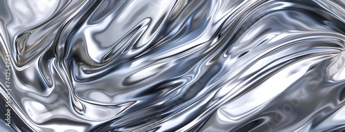 metallic silver and stainless steel pattern, seamless abstract background