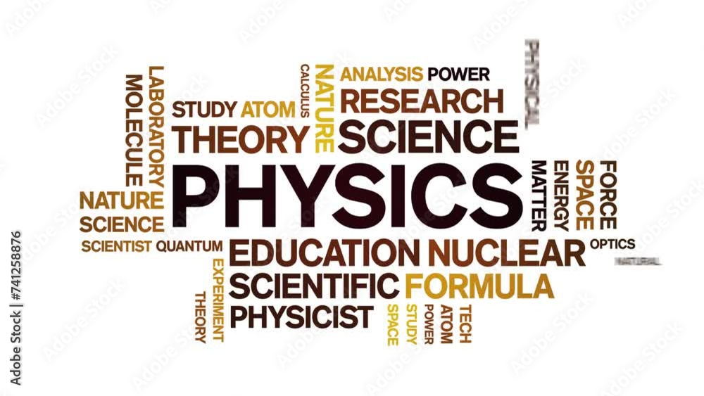 Physics animated tag word cloud;text design animation kinetic ...