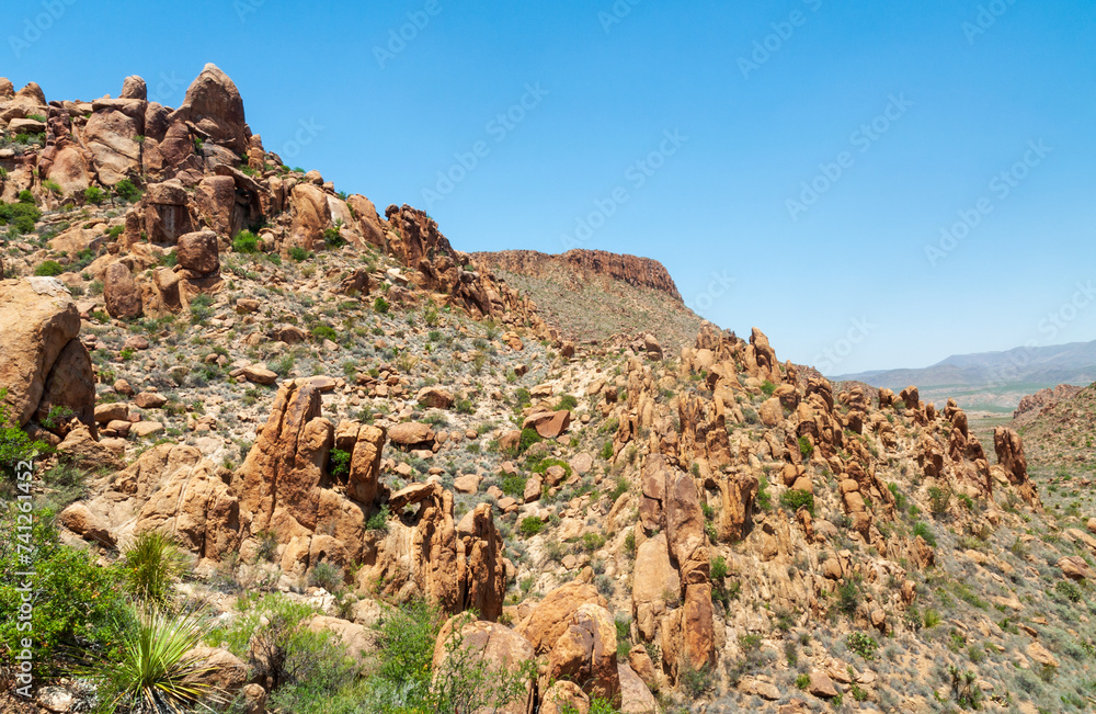 The Arid and Rugged Terrain of Big Bend National Park, in southwest Texas The Arid and Rugged Terrain of Big Bend National Park, in southwest Texas