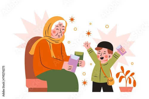 Photography Eid Mubarak Activity Concept Illustration