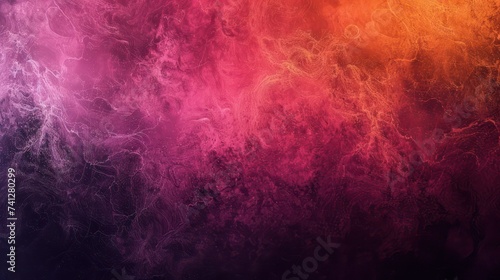 Abstract cosmic nebula with vibrant colors and star particles