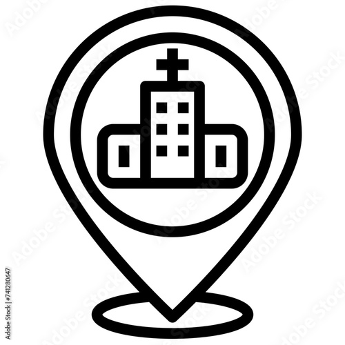 HOSPITAL,emergency,centre,pin,medical.svg