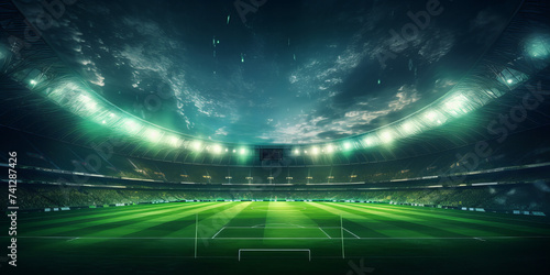 A modern soccer arena for world championship. © amazingfotommm