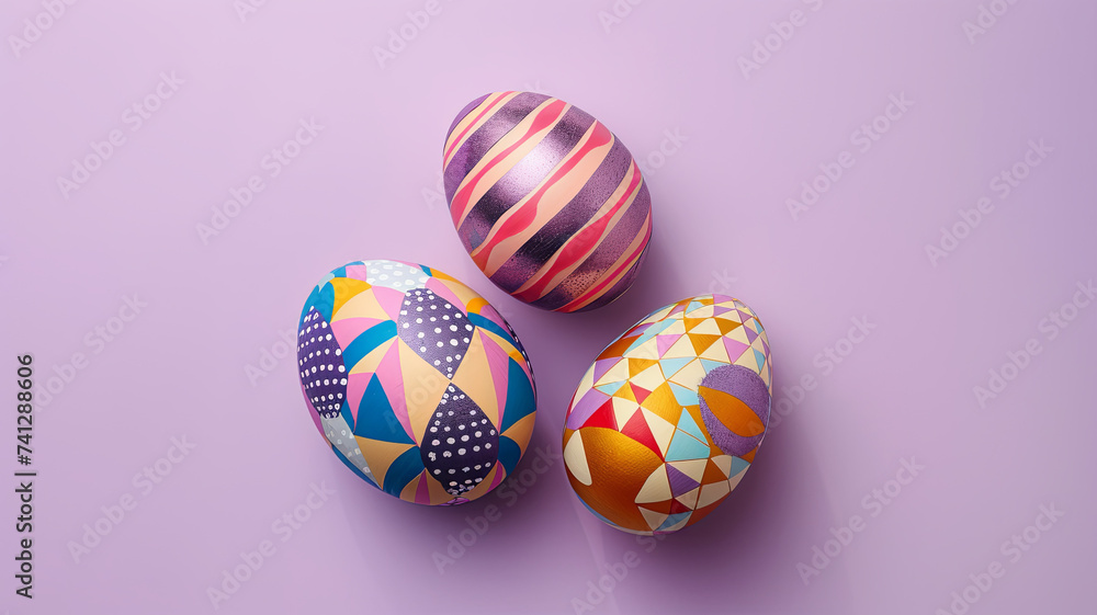 Modern Easter: A Spectrum of Geometrically Patterned Eggs