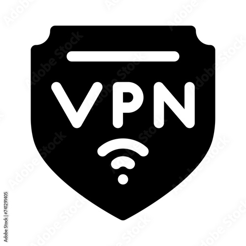 vpn glyph icon