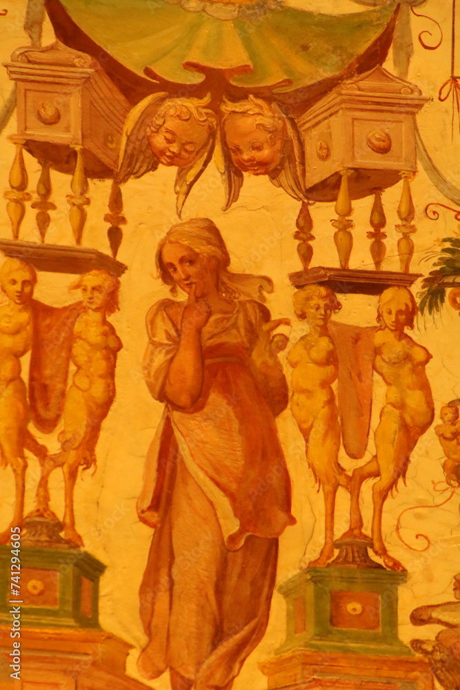 Fototapeta premium Museum Vaticanos Frescos