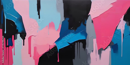 Art background, Cubism styl...