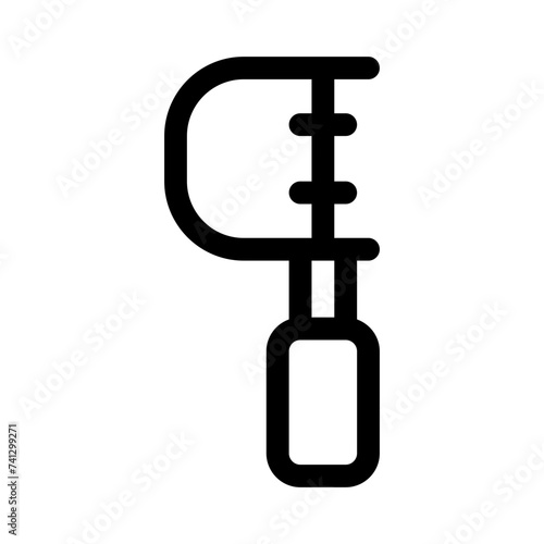 fretsaw line icon