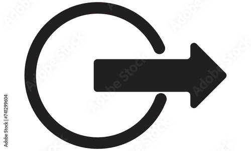 exchange icon vector . transfer icon isolated on white background