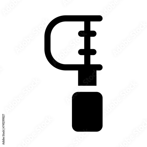 fretsaw glyph icon
