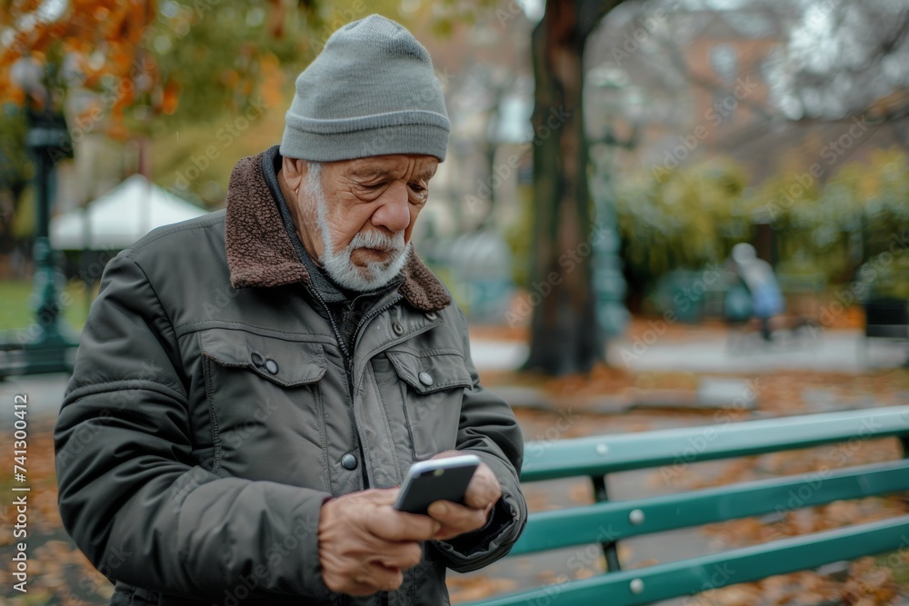 Senior integrating technology into life Senior integrating technology into life