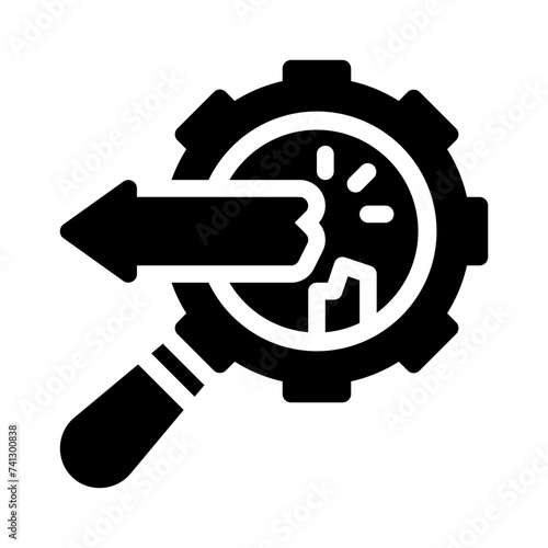 disruption glyph icon