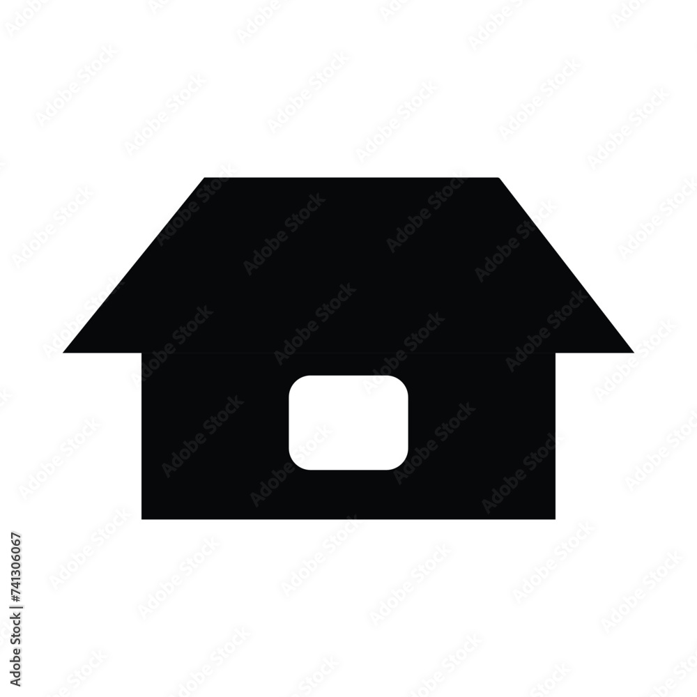 Vector home icon. symbol of house or building with trendy flat style icon for web site design with white background. Vector home icon. symbol of house or building with trendy flat style icon for web site design with white background.