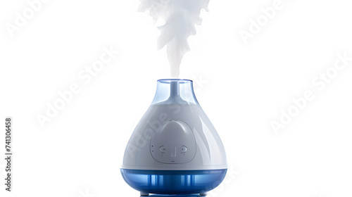 Humidifier Placed on Transparent Background, Hand Edited Generative AI photo