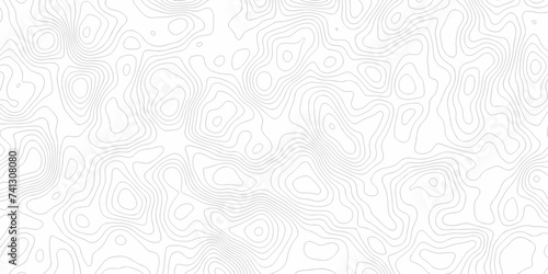 Abstract background with a wave grid map and topography map and seamless pattern with lines White wave paper curved reliefs abstract background, Abstract topographic contours map background.