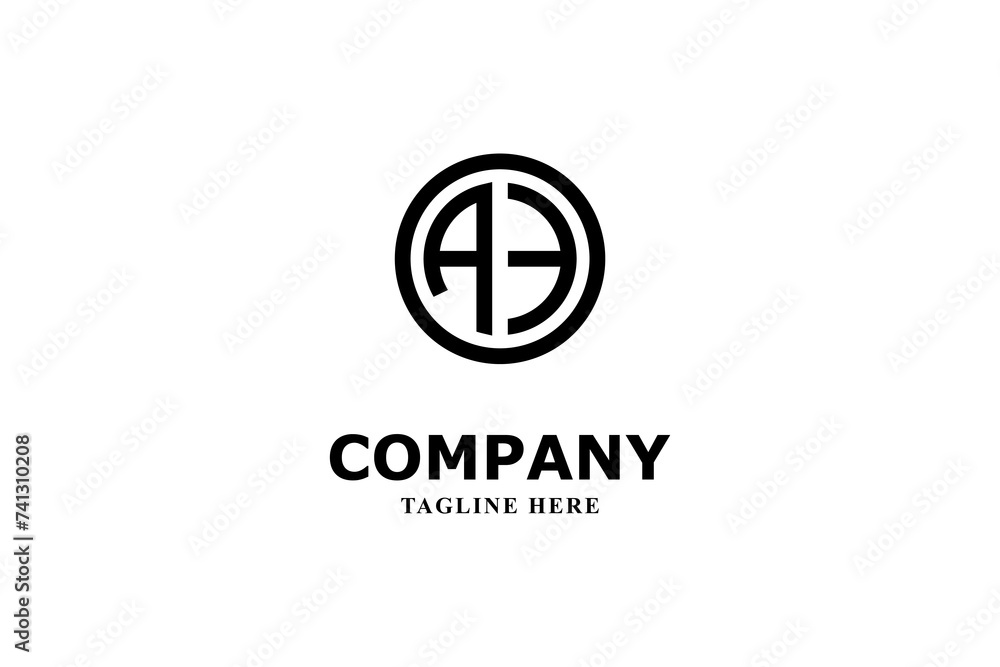 logo of letters a and e inside a circle