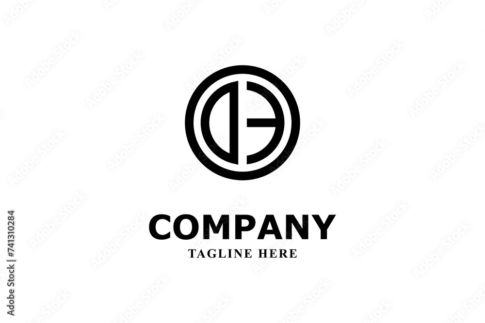 logo of letters d and e inside a circle logo of letters d and e inside a circle